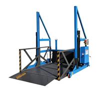 Rampe d'accès hydraulique mobile, rampe de chargement, plateforme de chargement et de déchargement de conteneurs logistiques