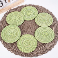 Vente directe d'usine, tapis isolants thermiques modernes pour cuisine, sets de table en coton polyester de haute qualité, tapis résistants à la chaleur lavables