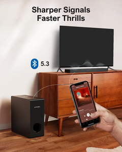 ซาวด์บาร์ 2.1 แชนแนล <span class=keywords><strong>Dolby</strong></span> Atmos พร้อมซับวูฟเฟอร์แบบมีสาย กำลังขับสูงสุด 190 วัตต์ ระบบโฮมเธียเตอร์ EARC BT 5.3 สำหรับทีวี - Product Image 6