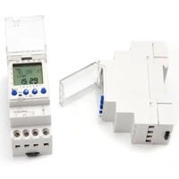 Temporizador Digital Programable SINOTIMER TM922 de 2 Canales, Reloj de 24 Horas, Intervalo de Segundos, Interruptor de Riel DIN, Relé Inteligente de 7 Días