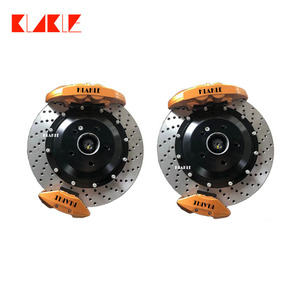 Sistema Freni Maggiorati KLAKLE, Pinza Freno Posteriore Doppia Tesla 4 Pistoni 6 380*28MM per Audi A1 A2 A3 A4 A5 A6 A7 A8 - Product Image 3