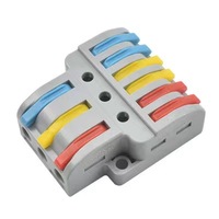 Bunter Schnell draht verbinder 32A Steck draht verbinder 2 in 4 aus Kabel verbinder LT-2-4