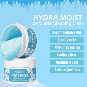 Masque de nuit hydratant EELHOE <span class=keywords><strong>Hydra</strong></span> <span class=keywords><strong>Moist</strong></span> <span class=keywords><strong>Ice</strong></span> <span class=keywords><strong>Water</strong></span>, réparateur de sécheresse, éclaircissant le teint, hydratant - Product Image 5
