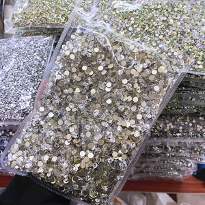 Fabrika toptan SS3 ~ SS30 Lt.Siam altın geri kristaller olmayan sıcak düzeltme AB Rhinestones çivi sanat Tumblers için - Product Image 4