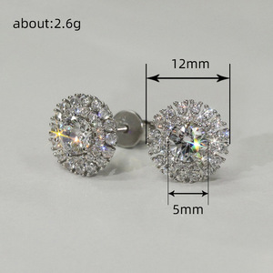 Eleganti Orecchini a Perno Geometrici a Forma di Girasole per Donne, Accessori per Orecchie alla Moda per Uso Quotidiano - Product Image 4