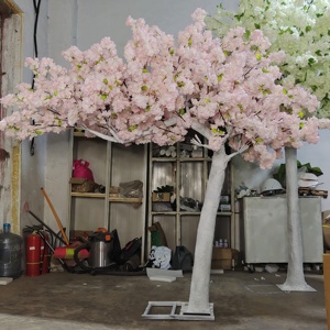 10ft 3 מטר קשתות ענק מלאכותיות עץ פריחת שרי פריחת פרחים ורוד מזויף עץ דובדבן מזויף עבור תפאורה חתונה - Product Image 2