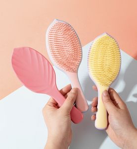 Peigne démêlant anti-nœuds très vendu, idéal pour les <span class=keywords><strong>cheveux</strong></span> humides et secs, lisse facilement les <span class=keywords><strong>cheveux</strong></span> crépus, parfait pour la maison - Product Image 3