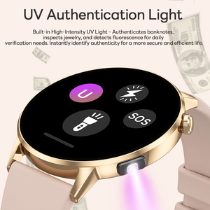 Montre connectée G34 nouvelle génération avec écran AMOLED HD de 1,32 pouces, surveillance <span class=keywords><strong>du</strong></span> sommeil et de la santé des femmes, appels sans fil, contrôle de la musique - Product Image 4