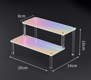 Acrylic staircase <b>display</b>, figurine doll <b>display</b> <b>stand</b>, colored staircase acrylic <b>display</b> <b>stand</b> - Product Image 1