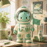Statue de personnage spatial DYTOYS personnalisée, brillante, à l'effigie d'un petit astronaute de dessin animé, résistante aux intempéries, pour parcs, centres commerciaux et jardins d'enfants