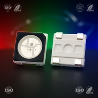 LED SMD RGB 5050 adressable haute luminosité avec circuit intégré pour éclairage de scène, fabricant OEM ODM