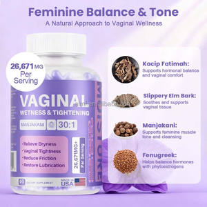 Ekstrak Manjakani 30:1 Meredakan Kekeringan Mengurangi Gesekan Mengembalikan Pelumasan 60 Kapsul Kapsul Kelembapan & Pengencangan Vagina - Product Image 4