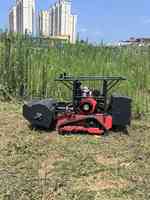 SLN Remote-Controlled Lawn Mower Uses Solid Carbon-steel Construction for Durable Heavy-duty Field Working Performance