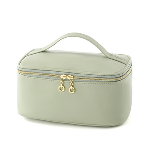 Nouvelle Arrivée <span class=keywords><strong>MKW</strong></span> 6042 Sac de Voyage pour Filles, Pochette Minimaliste en Cuir Respirant et Pliable pour Femmes, Trousse de Beauté Personnalisée avec Fermeture Éclair - Product Image 6