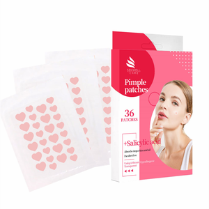 Patch anti-acné à l'aloe vera <span class=keywords><strong>Kit</strong></span> personnalisé hydrocolloïde Marque privée Patch hydrocolloïde en forme d'étoile pour enlever les boutons - Product Image 3