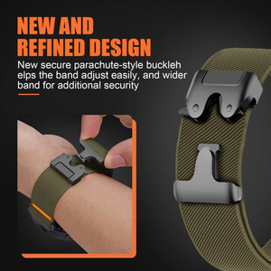 Bracelets tactiques exclusifs Win-Win en <span class=keywords><strong>nylon</strong></span> lavable et flexible, compatibles avec <span class=keywords><strong>Garmin</strong></span> Epix Pro 47mm <span class=keywords><strong>22mm</strong></span> - Product Image 3