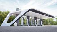 Stations de recharge solaires DC commerciales CCS2 pour véhicules électriques, personnalisables pour usage professionnel, 1 MW, 2 MW, 500 kW, avec panneaux solaires 100 kW et PCS 300 kW