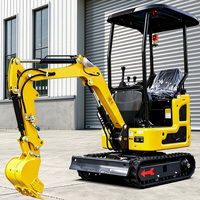 PENGIRIMAN GRATIS Excavator Mini Murah 1 Ton 1.2 Ton 1.5 Ton 1.7 Ton Mesin CE/EPA Excavator Mini Excavadora Dijual