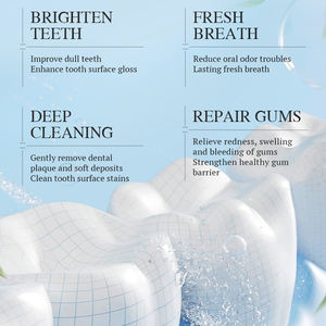 KORMESIC Vente en gros 30g Dentifrice Menthe Fraîche Éclaircissant Haleine Fraîche Nettoyant Réparateur Gencives Soin des Gencives Probiotique Blanchissant Perle - Product Image 3