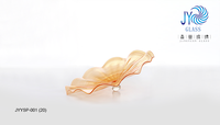 Nouveau design art décoration murale fait main lampe lumière murano fleur en forme de plaques de verre décoration