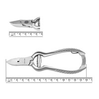 Pince à ongles professionnelle en acier inoxydable pour manucure et pédicure, outils de coupe de cuticules à lame tranchante, pour salon et usage domestique, OEM