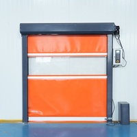 Porte rapide automatique en PVC de haute qualité, certifiée CE, moderne, étanche et finement finie