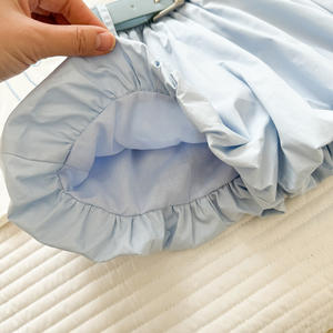 Ensemble d'été pour enfants : T-shirt imprimé à manches volantées et short - un ensemble rafraîchissant <span class=keywords><strong>en</strong></span> <span class=keywords><strong>deux</strong></span> pièces pour les <span class=keywords><strong>petites</strong></span> <span class=keywords><strong>filles</strong></span>. - Product Image 5