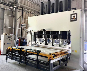 Melamin lamine levhalar için güvenilir makine <span class=keywords><strong>MDF</strong></span> melamin laminasyon kısa döngüsü sıcak pres makinesi - Product Image 1