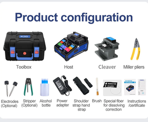 เครื่องเชื่อมใยแก้วนำแสงอัตโนมัติเต็มรูปแบบ A-3 K3S เครื่องเชื่อมแบบร้อนความแม่นยำสูงสำหรับเครือข่าย FTTH - Product Image 6