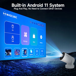 Projecteur portable HY300Pro+ à commande vocale 8K Android 14, 290 lumens, Mini BT5.4, avec Airmouse intégré - Product Image 4