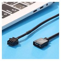 12V 4 broches 5V 3 broches SM fil ligne 3/4P mâle femelle carte mère RGB adaptateur câble de Conversion pour PC ordinateur bande lumineuse LED