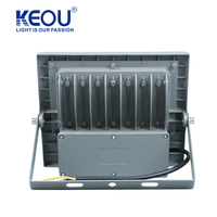 Projecteurs LED Extérieurs en Aluminium Coulée, Réponse Rapide, Lumière Blanche Chaude 50W