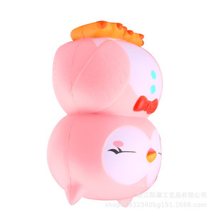 ของเล่นบีบคลายเครียดรูปนกฮูกการ์ตูนทำจากโฟม PU ของตกแต่ง - Product Image 3