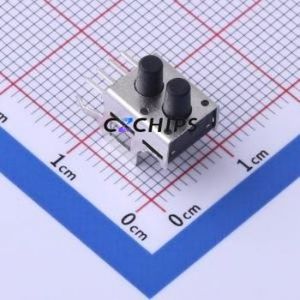 GT-TC193A-H0675-L1 Tactile Switch Through hole Switch Double Pole Single Throw Round Button 1.6N Right Angle Insert - Product Image 1