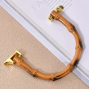 Bag imitation bamboo handle diy handmade bag material bamboo handle handle for suitable for bags and gift boxes