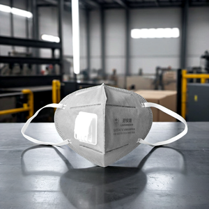 Masker Respirator Partikulat PM2.5 KN95 Sekali Pakai dengan Tali Telinga Model LK-KN02 5 Lapisan Klip Hidung yang Dapat Disesuaikan Nyaman Dipakai - Product Image 1