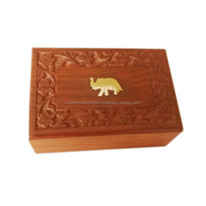 Nueva llegada diseño antiguo decorativo personalizado lujo hermoso anillo de madera caja joyero de madera para proveedores al por mayor - Product Image 5