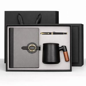 High End Corporate Gift Set with Office Notebook Mug and Pen for Promotional Use - Product Image 5
