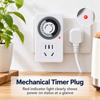 Stopkontak Timer Mekanis Power Now Jadwal Pengisian Berulang Perlindungan Pengisi Daya Kendaraan Listrik Peralatan Rumah Tangga