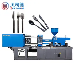 Automatic Small Low Price Disposable Plastic Cutlery Making Injection Molding Machine Price