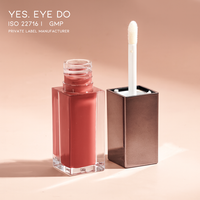 Emballages personnalisés en gros pour mini tubes de gloss à lèvres, marque privée, gloss rose repulpant