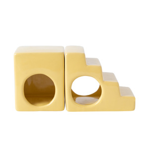Nouveau Nid en Céramique pour Hamster avec Escalier, Maison Cachette Anti-Mastication, Meuble d'Intérieur pour Petits Hamsters, Idéal pour l'Été - Product Image 4