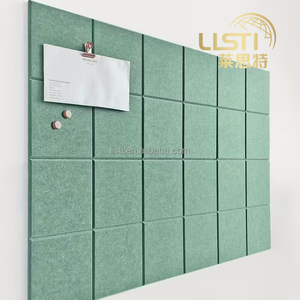 Tablones de anuncios de decoración de pared a <span class=keywords><strong>precio</strong></span> al por mayor, tablón cuadrado de fieltro, tablón de anuncios de fieltro para oficina, hogar, azulejos de pared de fieltro - Product Image 1