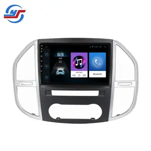 Lettore multimediale per auto da 10 "Carplay 2 Din navigazione Gps Android per Mercedes Benz Vito 3 2014 2015 2016 2017 2018 2019 2020