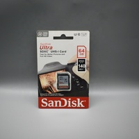 Kartu Memori SDHC SanDisk Ultra 32GB Asli Stabil UHS-I Kelas 10 Hingga 140MB/s untuk Perekaman Video Full HD Kamera DSLR