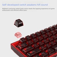 [OEM/ODM] Keyboard Gaming Mekanik MTK68 Gasket Hot-swap RGB Backlight Keyboard Kabel dengan Cetakan/Bahasa/Logo/Kemasan Kustom