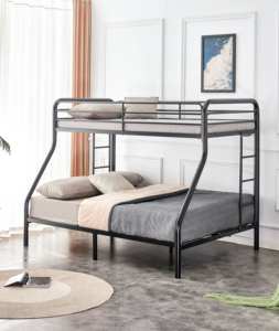 Настраиваемый уникальный промышленный стиль металлический каркас кровати спальня кровать прочный и стабильный - Product Image 6