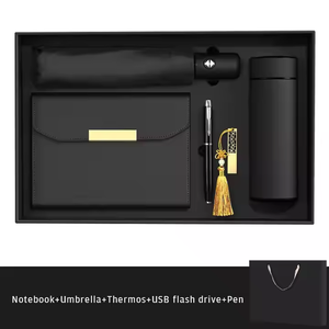 Best Price A5 Notebook PU Leather Pen <strong>Umbrella</strong> Mug Business Notebook and Pen <strong>Gift</strong> <strong>Set</strong> for Promotional Use - Product Image 3