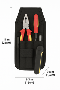 Bolsa <span class=keywords><strong>de</strong></span> Herramientas <span class=keywords><strong>de</strong></span> Poliéster Oxford Resistente <span class=keywords><strong>de</strong></span> 600D/900D con Hebilla para Electricistas, Carpinteros y Técnicos | - Product Image 6