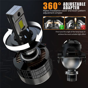 Faros delanteros de coche H7 LED de gran venta con líneas de corte de luz científica estándar, claramente visibles en la superficie de la carretera - Product Image 3